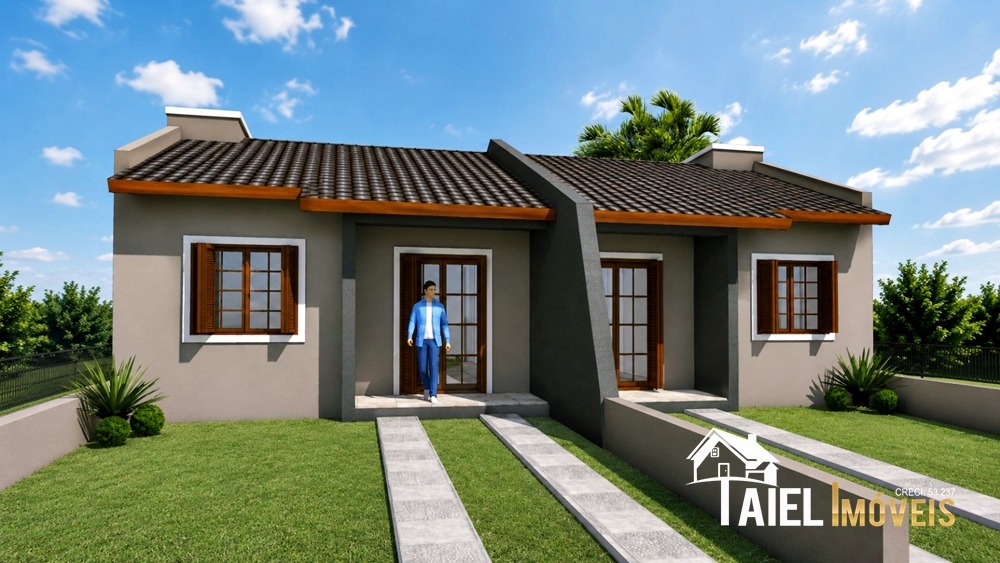 Casa Geminada NOVA – Projeto em Construção – Apta ao Financiamento Bancário em Cidreira/RS