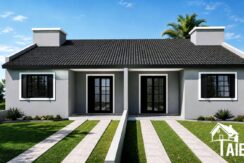 Casa Geminada NOVA – Projeto em Construção – Apta ao Financiamento Bancário no Centro de Cidreira/RS