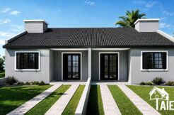 Casa Geminada NOVA – Projeto em Construção – Apta ao Financiamento Bancário no Centro de Cidreira/RS